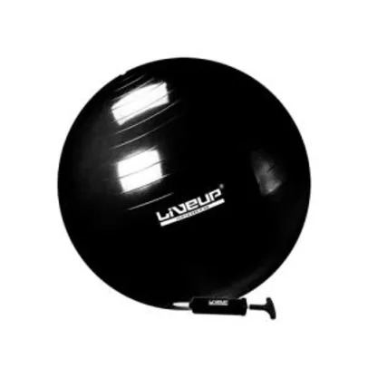 Bola Suiça Premium Para Pilates Liveup Sports LS3222 65 PR 65cm | R$70