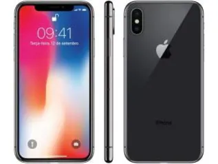 iPhone X Apple 256GB Cinza Espacial 4G Tela 5,8" - Retina Câm 12MP + Selfie 7MP iOS 11 Proc. Chip A11