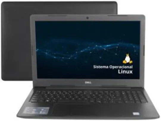 [Clube Da Lu] Notebook Dell Inspiron I15-3584-D10P Core i3 4GB 1TB 15,6" Linux | R$1.497