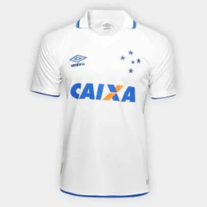Camisa Cruzeiro II 17/18 s/nº - Torcedor Umbro Masculina - Branco e Azul - R$70