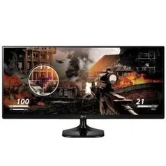 Monitor LG LED 25´ Ultrawide, Full HD, IPS, HDMI - 25UM58-P R$639