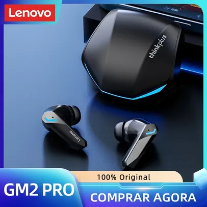 Fone Bluetooth Lenovo GM2 Pro, com Bluetooth 5.3