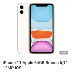 (APP + MAGALUPAY + CLIENTE OURO) iPhone 11 64GB