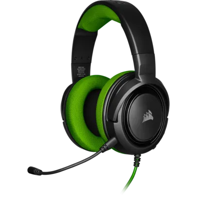 Headset Gamer Corsair HS35 Stereo Green, CA-9011197-NA