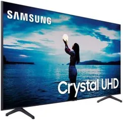 Smart TV LED 43" 4K UHD Crystal Samsung UN43TU7020GXZD, Visual Livre de Cabos, Bluetooth, Processador Crystal 4K, 2 HDMI, 1 USB