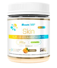 Growth Skin 345g (Colágeno tipo 1 + Colágeno VERISOL&reg; + Ácido Hialurônico + Vitamina C) - Growth Supplements