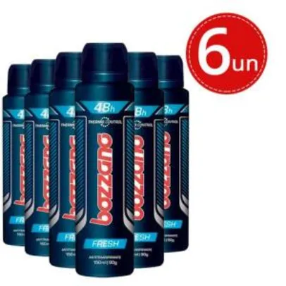 [6 UNIDADES] Kit Desodorante Aerosol Bozzano Fresh 90g | R$ 33