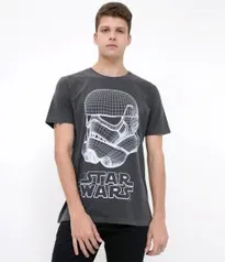 Camiseta com Estampa Star Wars  Blue Steel - R$14