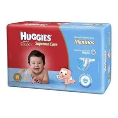 [ EXTRA] - Fraldas Huggies Turma da Mônica Supreme Care Meninos Mega M - 40 Unidades - R$22