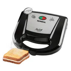 Sanduicheira e Grill Mondial Mac Inox S-11 por R$ 25