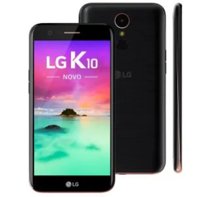 Smartphone LG K10 M250DS Preto com 32GB, Tela de 5.3" HD, 4G Android 7.0, Câmera 13MP, Processador Octa Core de 1.5 GHz - R$641