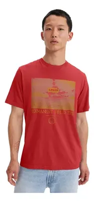 Camiseta Levi's® Relaxed Fit Vermelha  