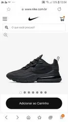 Tênis Nike Air Max 270 React (Hip Hop) Masculino | R$ 280