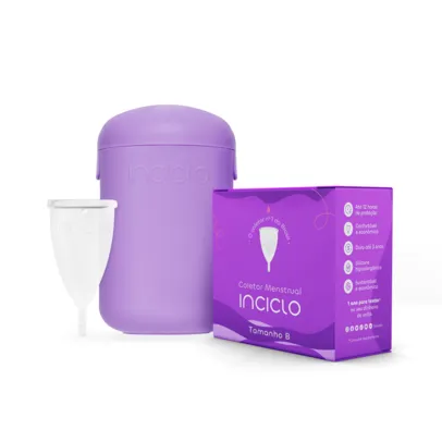 Coletor Menstrual Inciclo + Cápsula Esterilizadora Lavanda