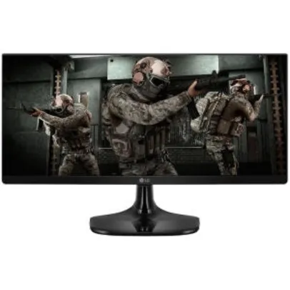 Monitor Gamer LG UltraWide 25'' LED IPS Full HD 1ms MBR 25UM58G R$900