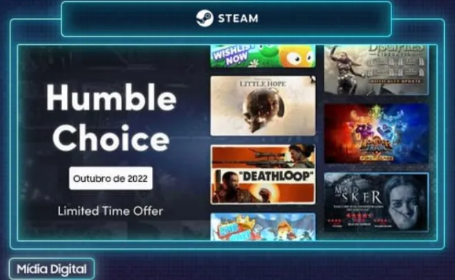 Humble Choice inscrição - Outubro de 2022