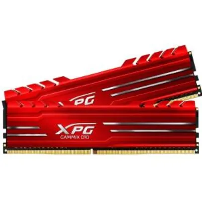 Memória RAM XPG Gammix D10 16GB (2x8GB) 3000MHz DDR4 CL16 Vermelho - AX4U300038G16A-DR10