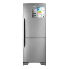 Geladeira/Refrigerador Panasonic 425 Litros NR-BB53 | Frost Free, 2 Portas, Tecnologia Inverter, Aço Escovado