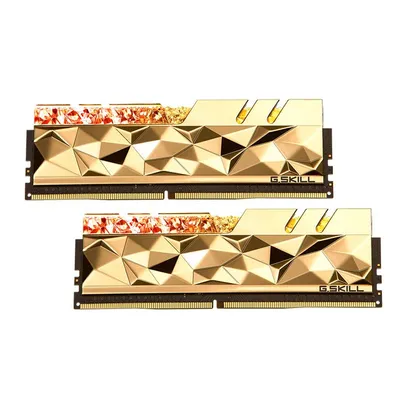 Memoria G.Skill Trident Z Royal Elite, RGB, 16GB (2x8GB), DDR4, 5333MHz, C22, Dourada, F4-5333C22D-16GTEG