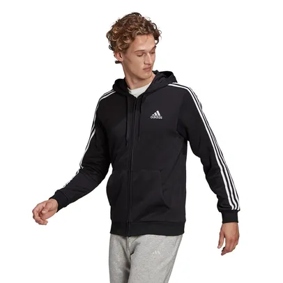 Jaqueta Adidas Essentials 3 Listras Masculina