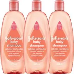 Leve mais e Pague menos Shampoos Johnson's Baby Cabelos Cacheados 400ml Cada - R$24,27