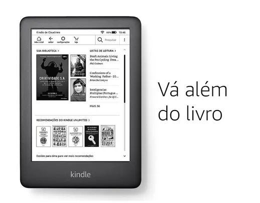 (Prime) Kindle 10a geração com iluminação | R$299