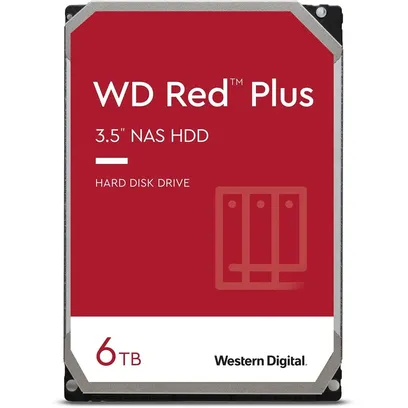 Foto do produto Disco Rígido Interno Western Digital 6TB Wd Red Plus Nas Red Red