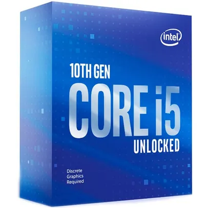 Processador Intel Core i5-10600KF, Cache 12MB, 4.1GHz, LGA 1200 - BX8070110600KF | R$1380