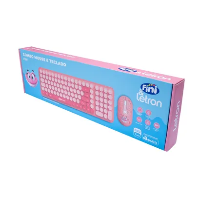Combo Teclado e Mouse  Wirel - Fini