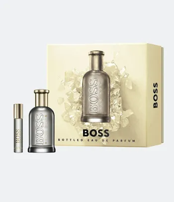 [APP] Kit Perfume Hugo Boss Bottled Eau de Parfum 100ml +  10ml + brinde Hugo men 125mL