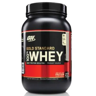 [R$77,34 AME] Whey Protein Gold 100% 909g - Cookies E Cream - Optimum Nutrition por R$ 103