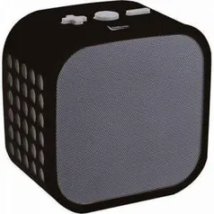 [Sou Barato] Caixa de Som Bluetooth Leadership Cubo com entrada auxiliar P2 - R$36