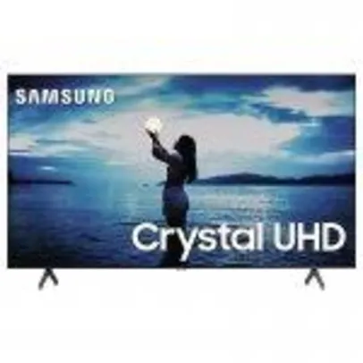 Smart TV Samsung 58" TU7020 Crystal UHD 4K 2020 Bluetooth Borda ultrafina Cinza Titan R$2.374