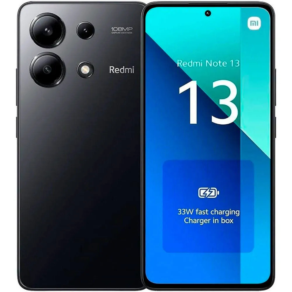 Imagem do produto Xiaomi Redmi Note 13 128GB - 6GB Ram (Midnight Black)