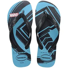 Chinelo Top Marvel Logomania, Havaianas, Adulto Unissex