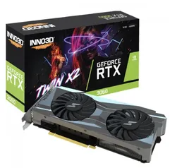 Placa de Vídeo INNO3D SuperFrame NVIDIA GeForce RTX 3060 TWIN X2, 12GB, GDDR6, DLSS, Ray Tracing, T30602-12D6-119032AH