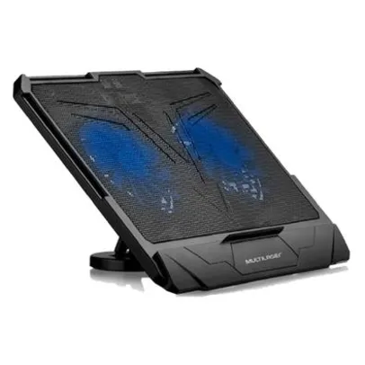 Suporte Cooler Multilaser para Notebook até 17 com Base Giratória 360 - AC382 