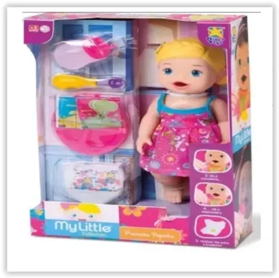 Boneca My Little Collection First Little Baby Blonde - Diver Toys