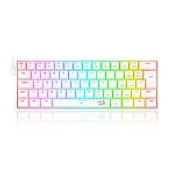 Teclado Mecanico Gamer Redragon Dragonborn, RGB, ABNT2, Switch Brown, Branco, K630W-RGB PT BROWN