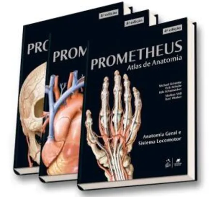 Coleção Prometheus - Atlas de Anatomia 3 Volumes | R$372