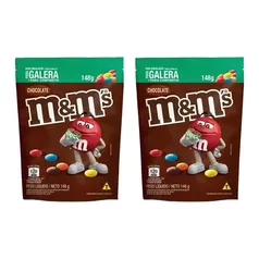 Combo 2 confeito M&MS choc ao leite 148G mars