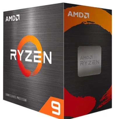 Processador AMD Ryzen 9 5900X, 12-Core, 24-Threads, 3.7GHz (4.8GHz Turbo), Cache 70MB, AM4, 100-1000