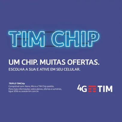 Chip Tim Plano Naked 4G 5G