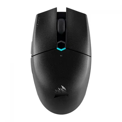 Mouse Gamer Corsair Katar Pro Wireless, 10000 DPI, 6 Botões, RGB, Black, CH-931C011-NA