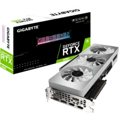 Placa de Vídeo Gigabyte Geforce RTX 3080 VISION OC, LHR, 10GB, GDDR6X, DLSS, Ray Tracing, GV-N3080VI