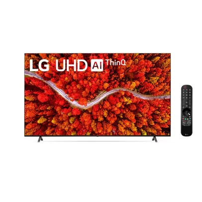 Smart TV LG 75&quot; UP8050 4K UHD Inteligência Artificial ThinQ AI Google Assistente Alexa