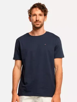 Camiseta Tommy Hilfiger Masculina Essential Azul Marinho