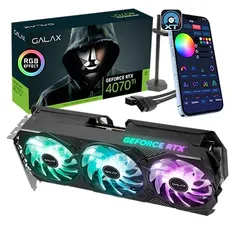 Galax GeForce RTX™ 4070 Ti EX Gamer V2, 12GB, GDDR6X, 192 bits, DP*3/HDMI 2.1/DLSS 3/Placa de vídeo para jogos (com suporte para placa gráfica)