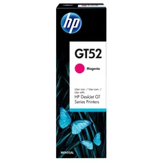 Garrafa HP GT52 Magenta original (M0H55AL) Para HP Deskjet 5822, HP Smart Tank 617, 517, 514