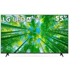 Smart TV 55 LG 4K UHD 55UQ8050 WiFi, Bluetooth, HDR, Nvidia GEFORCE NOW, ThinQ AI, Smart Magic, Google, Alexa